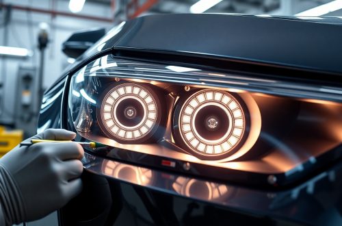 Модернизация автомобильной фары с установкой ксеноновых и LED линз в мастерской АвтоReMix